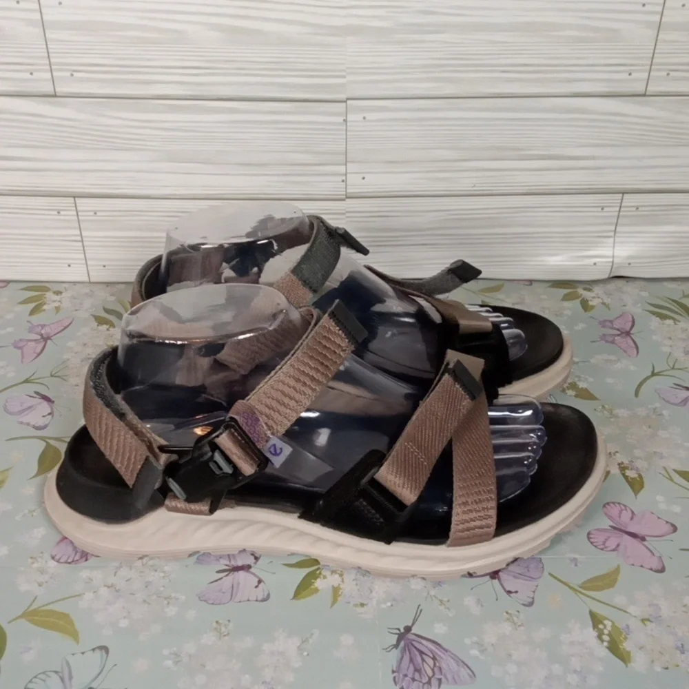 Ecco Exowrap 3S Sandals 3 Strap Closure Hiking Waterproof Womens 9-9.5